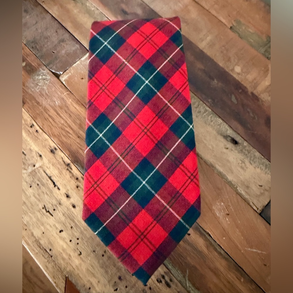 Vintage Pendleton Virgin Wool Tartan Tie